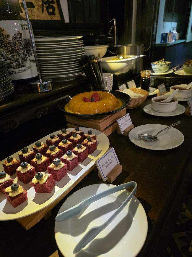 スイーツの種類が変わっています。