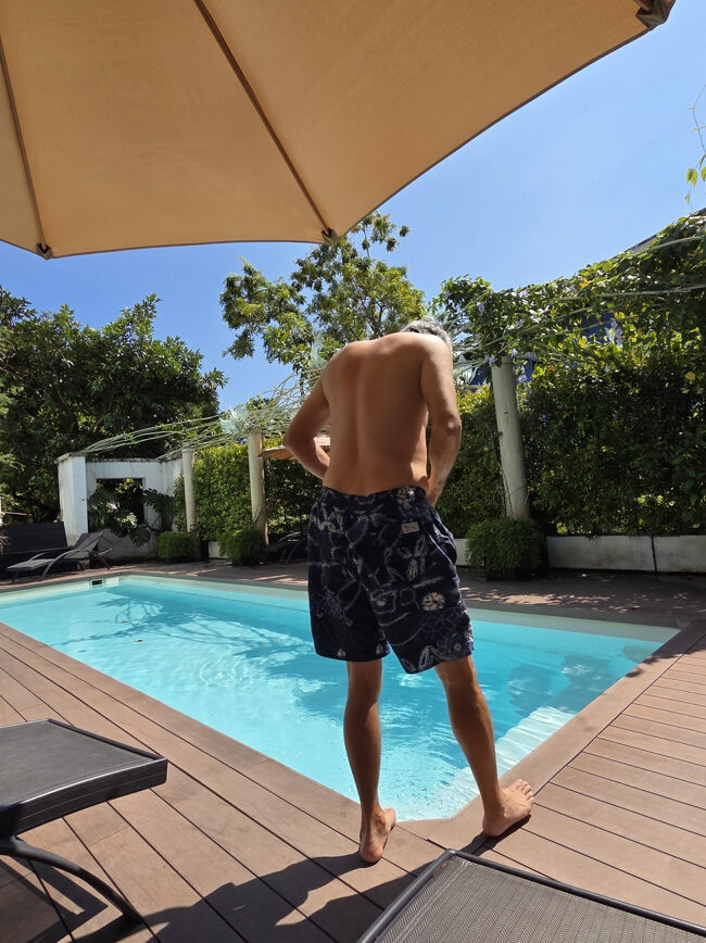 冷たいのに泳ぐらしい（笑）