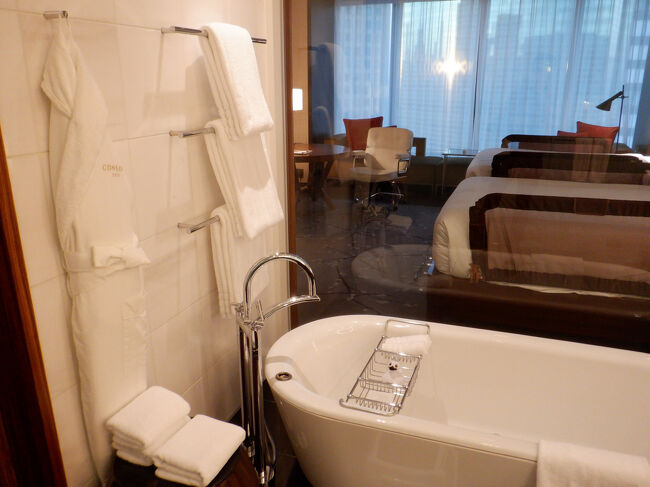 お風呂からお部屋が見えるので子供達は楽しかったようです。