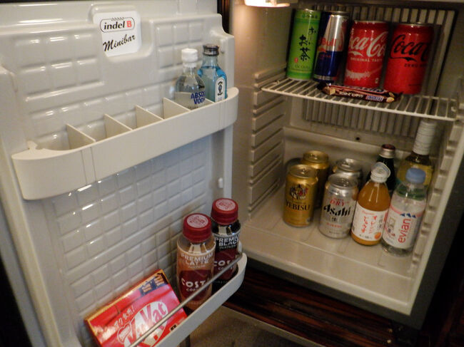 冷蔵庫はいっぱい入ってました。（有料）