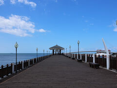 フーロン ホテル タンシュイ フィッシャーメンズ ワーフの先に有るのが、淡水漁人碼頭観景平台。