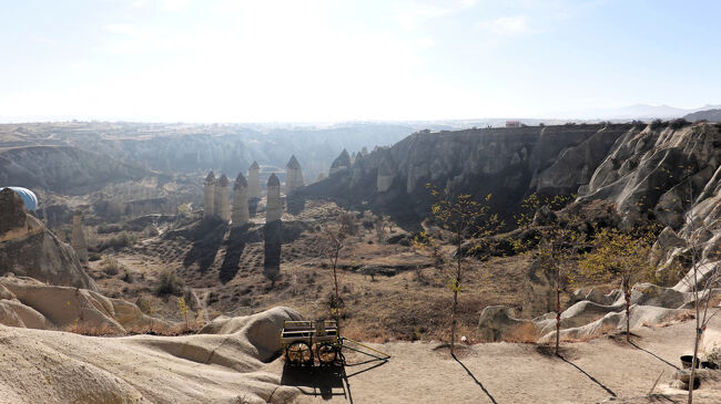 ギョレメのパノラマポイントにやって来ました<br />