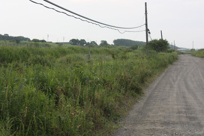 勇払郡むかわ町汐見。<br />汐見駅跡まで、あと少しです。