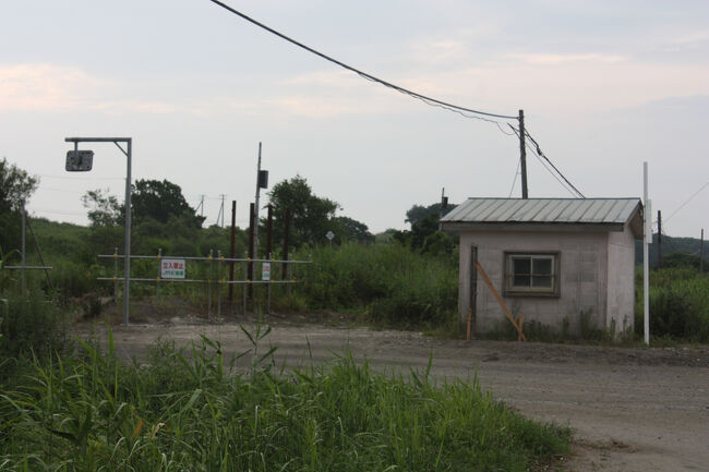 汐見駅跡。<br />到着しました。<br />ホテルから１時間５分ほどかかりました。