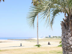 大阪府に入ってからは、国道26号線を通り、泉南市で左折して泉南臨空公園に立ち寄ります。北の方には関空の連絡橋やりんくうタワーが見えます。