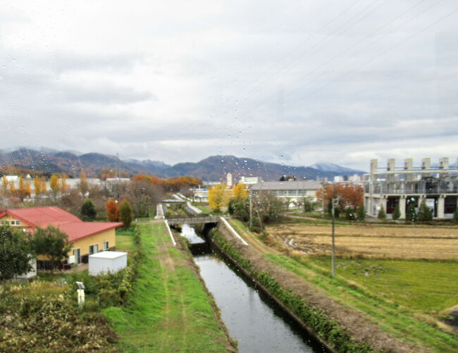 喜多方に行くと、殆ど雪がありません。