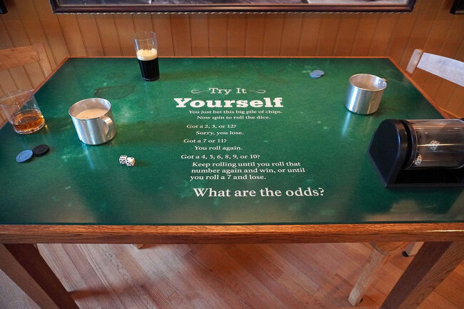 バーテンダーのスタッフは「ヘイル・フェローズ」と呼ばれ、著名な人物の1人がハム・グリース・ジミーでした。伝説によれば彼はここでバーテンダーをしていましたが、チップを溜めてホワイトパスシティ最大の自分の酒場を買うことができました。別のスタッフは後にスキャグウェイの市長となりました。