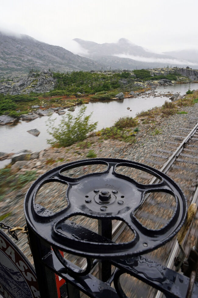 快晴の天気は望めませんが雨も降っておらず、遠くまで見渡せたので良かったと思います。
