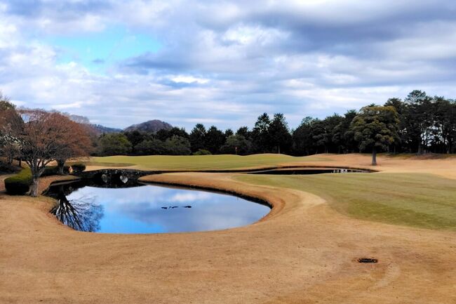 8番ホールにて、池ポチャしました。。