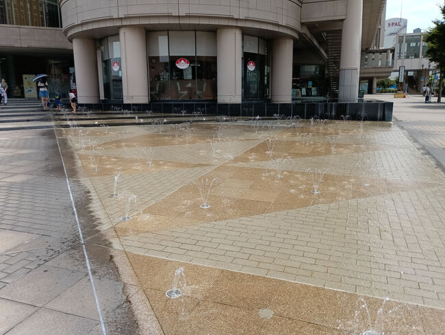 噴水が気持ちいいです。