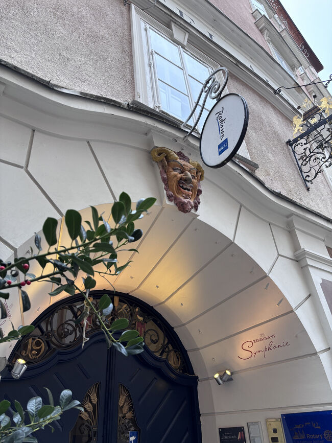 ひっそりとラディソン・ブルの表示。<br />地元の老舗ホテルが買収されたのでしょうね。<br />中規模ですがいいホテルです。