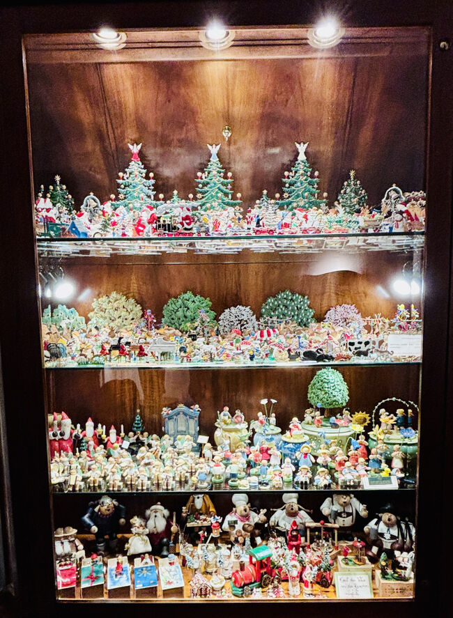 クリスマス・ミニュチュアがいっぱい。