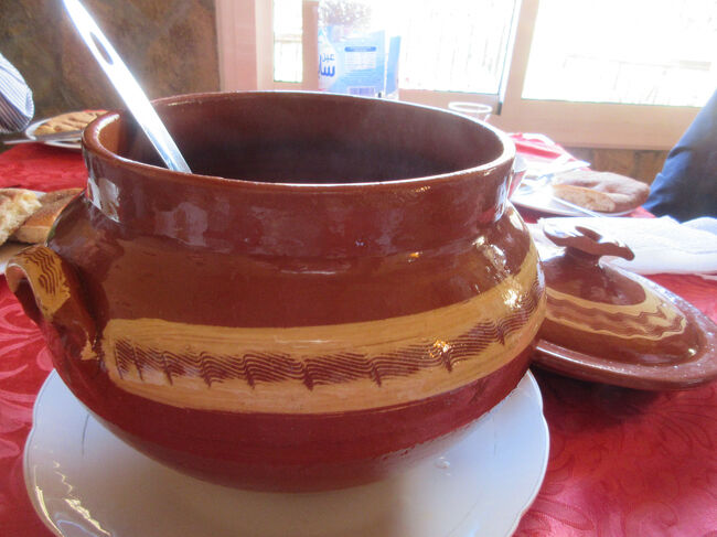 スープ。よそってくれました。