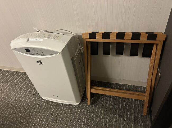 使用しませんでしたが、除湿機もあります。