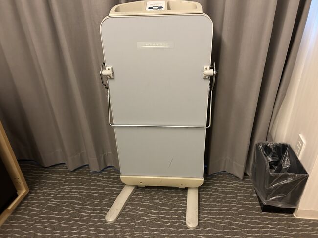 部屋の中にズボンプレッサーまで準備されてました。