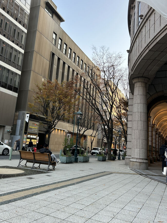 風が吹くたびに木の葉が舞い落ちています。もう冬になりますね。