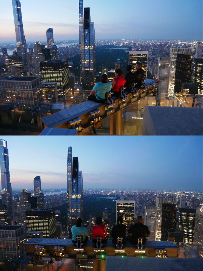 夜景待ちでウロウロしている間、ザ・ビームに乗っていた人がいたのでパチリ。<br />これはなかなか楽しそうかも。