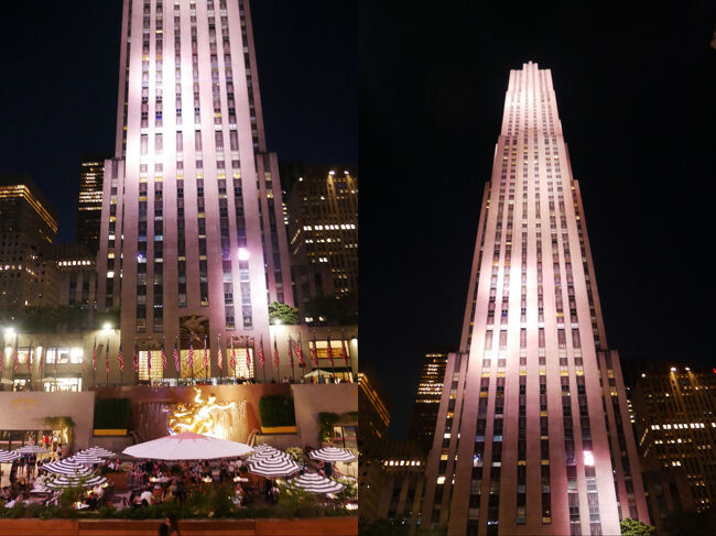 ビルを出てロックフェラーセンターをパチリ。