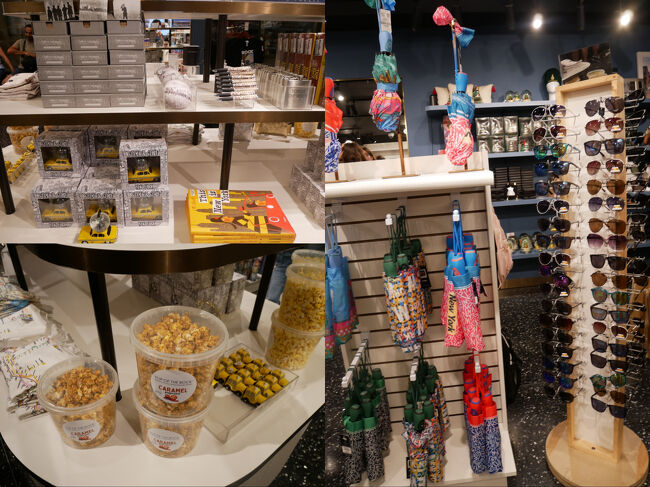 エレベーターを降りた所にはお土産屋さん。<br />