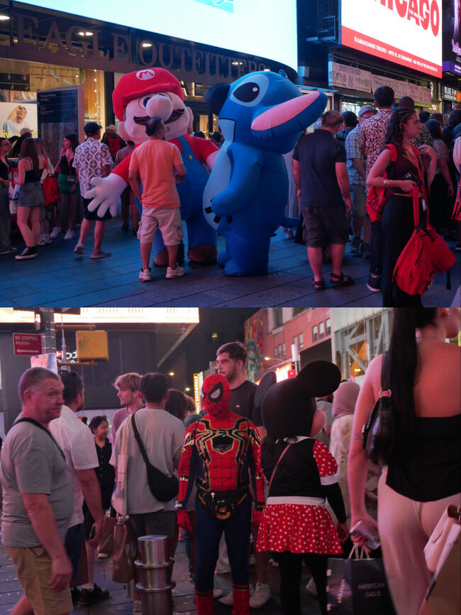 着ぐるみも増殖中。<br />マリオも発見。