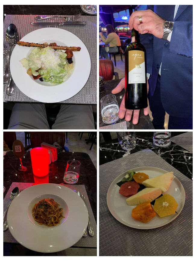 本日の夕食は、ボロネーゼのパスタ<br />　　パスタは不評でした…、ゆですぎ！<br />　　また、デザートの果物も未熟っぽい<br />