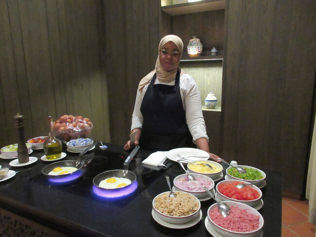 オムレツ作ってもらった。