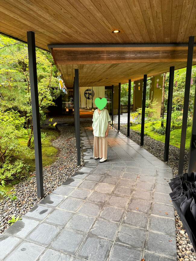 念願の積善館に到着しました。佳松亭へ宿泊します。