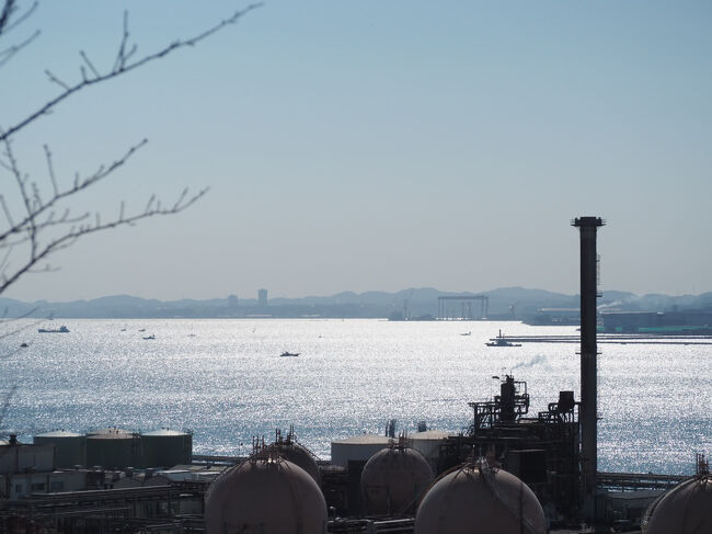 松風閣(展望台)から海を眺める。<br />向こうに見えるのは三浦半島ですかねえ？<br /><br />この日は絵にかいたような小春日和でありました。