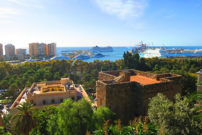 だいぶ上まで来ました。豪華客船も何隻も停まっています。