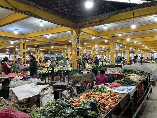 ほんとに青果だけ。全く観光客は相手にしない、近所の人が夕飯の材料を買いにきている日常風景がここにはありました。