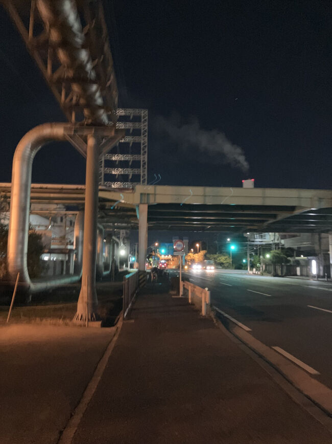 JERA川崎火力発電所前で降りる<br />2024年もここに来れた<br />