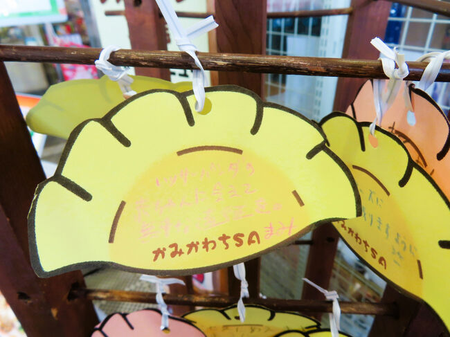 今回もレッサーパンダ遠征の無事を祈願する<br /><br />ピンクの色鉛筆で書いたので、文字は見えにくくなってしまいましたが、願いはちゃんと叶いました！<br />無事故だったし、期待していた要素は満喫できたし、一番目的のレッサーパンダの赤ちゃんには思った以上にたくさん会えて、シャッターチャンスにも恵まれました！