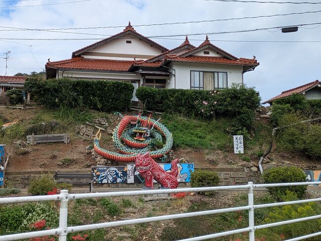 さて出発<br />オロチがいますね、さすが神楽の町ですね