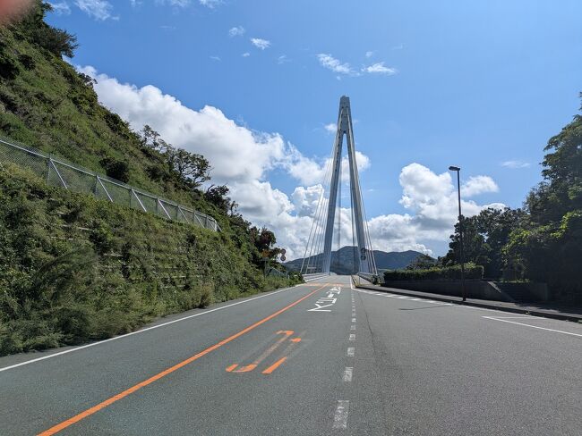 浜田マリン大橋を渡り有人島の瀬戸ヶ島へ