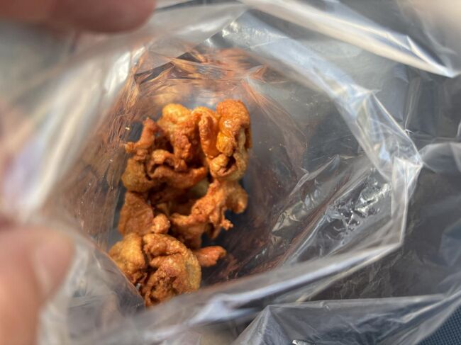 出来立てのアツアツカリカリ<br />おやつ代わりにポリポリ食べます。