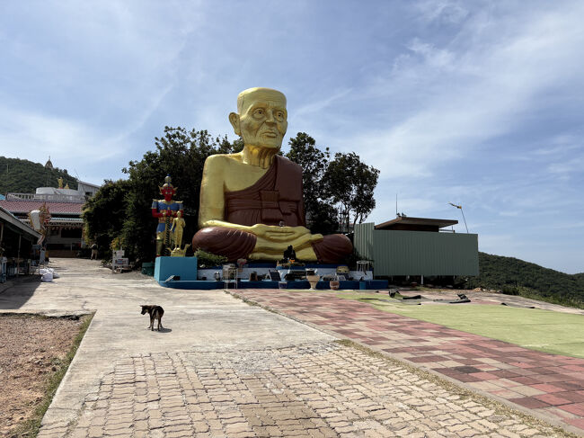 そのさらに上の展望台を目指します。<br />この仏像、だれかをモデルにしたか気になります。<br />