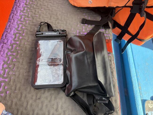 今回、防水ケースを用意していました。