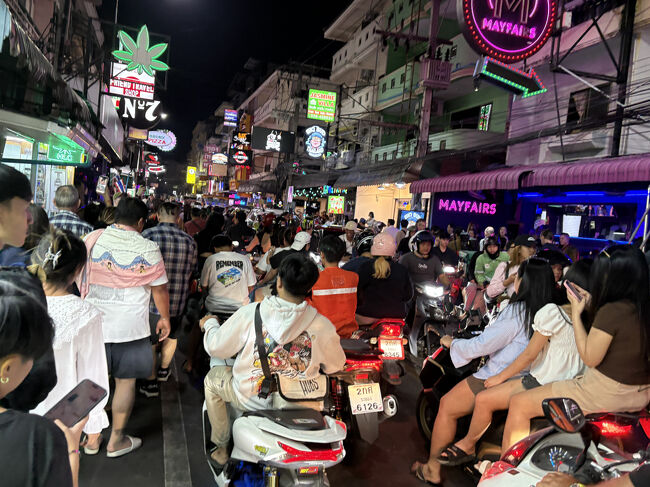 花火の後は大混雑