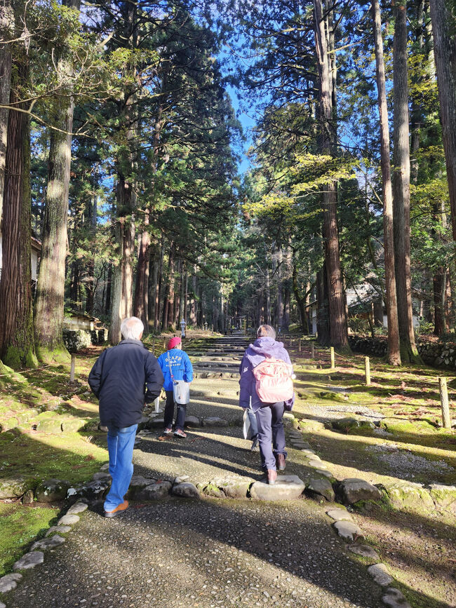 苔で有名な平泉寺へ。<br />ガイドさん頼んで、解説を聞きながらの散策。<br />歴史を知れて良かったと思います。