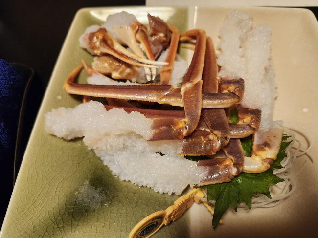 さあ、これが、メインの越前ガニです。<br />１０年位前にこの民宿で食べて、感激したので同じ民宿に。