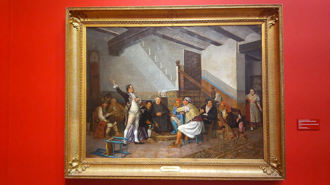 絵画エリアは床がミシミシときしむ感じが良かったです。こちらは好きな絵の2つ目です。