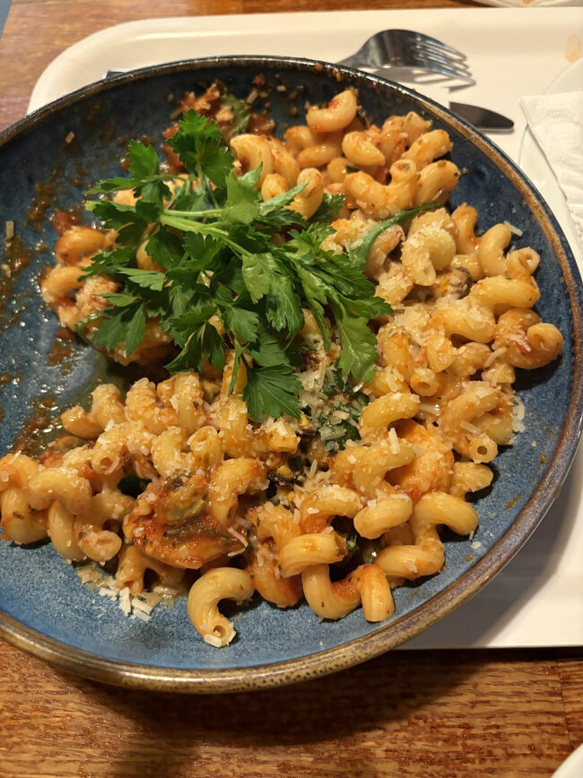 パスタは普通。