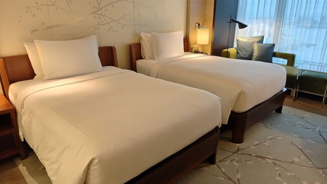 部屋は、ベイビュールームツイン（48㎡）です。<br />宿泊当日、シティルームツインよりアップグレードしてもらえました。