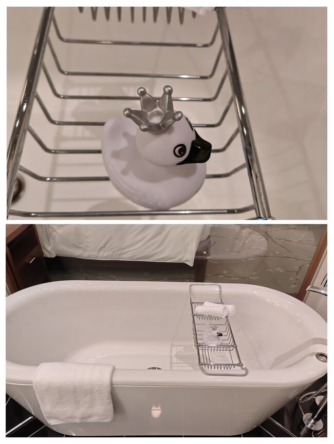 バスタブです。<br />バスタブに、コンラッドダッグが置いてありました。