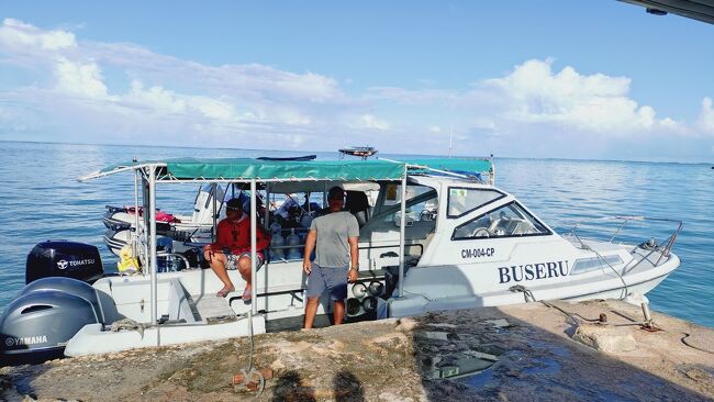 前回利用したショップは廃業しちゃってたので、別のショップでお願いしました。<br />ラッキーなことにボートもダイビングも我々2人のみの完全プライベート！<br />かなり自由度高そうです。