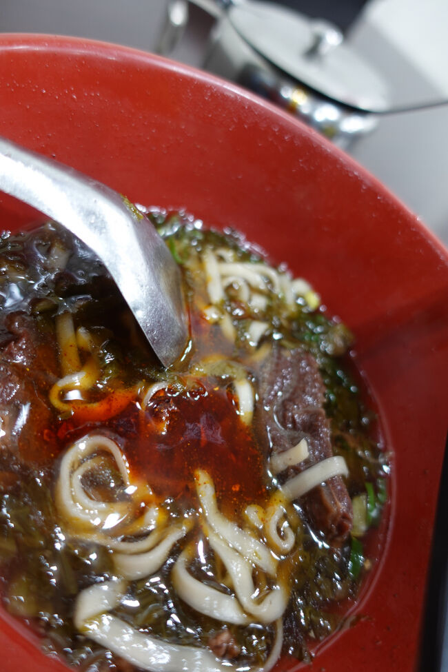 少し辣油も入れると温まるかな？