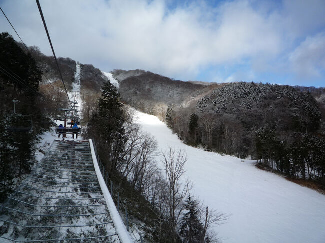 第二リフトに並走するγ900の後半も、下の土が見えるようなことはなさそうです。<br />