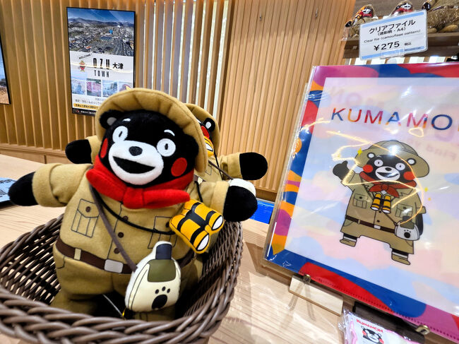 カウンターにもくまモンがいました。