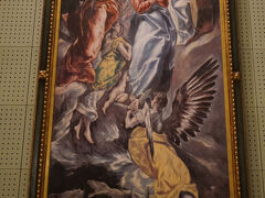 エル・グレコ「無原罪の御宿り」1607-13年　サンタ・クルス美術館蔵（大塚国際美術館）
グレコの晩年の代表作。移住したトレドの景色が描かれており、螺旋上に聖母マリアが昇天する様子を描かれています。2013年に東京都美術館で開催された「エル・グレコ展」にも出展されました。