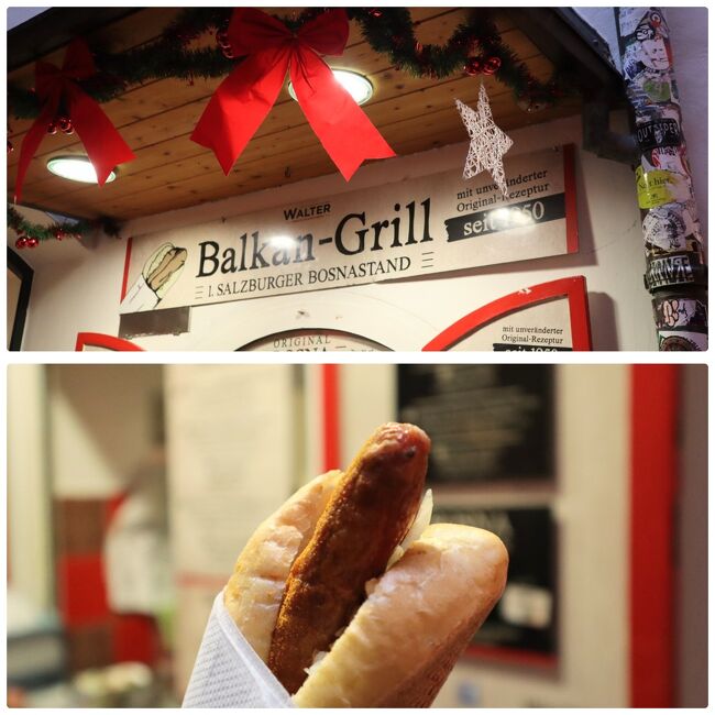 評価の高いバルカングリルヴァルター<br />オリジナルを頼みました<br />パンの表面はカリッとして、ソーセージにはスパイスが効いていてとても美味しかったです